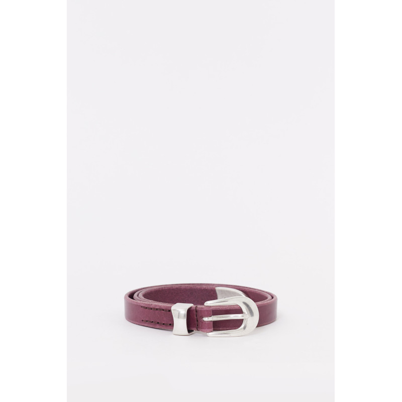 OUR LEGACY SHADOW BERRY 2CM BELT